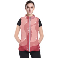Online Woman Beauty Pink Women s Puffer Vest