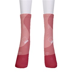 Online Woman Beauty Pink Men s Crew Socks