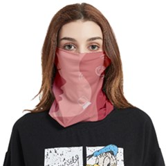 Online Woman Beauty Pink Face Covering Bandana (two Sides)