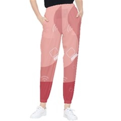 Online Woman Beauty Pink Tapered Pants