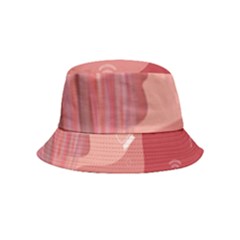 Online Woman Beauty Pink Inside Out Bucket Hat (kids)