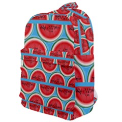 Illustrations Watermelon Texture Pattern Classic Backpack by Alisyart