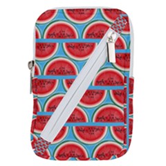 Illustrations Watermelon Texture Pattern Belt Pouch Bag (small) by Alisyart