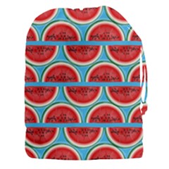 Illustrations Watermelon Texture Pattern Drawstring Pouch (3xl) by Alisyart