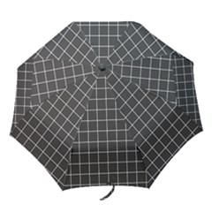 Gray Plaid Folding Umbrellas by goljakoff