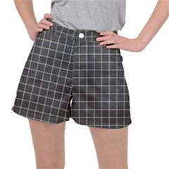 Gray Plaid Ripstop Shorts by goljakoff