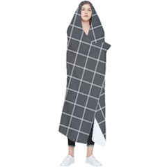 Gray Plaid Wearable Blanket by goljakoff