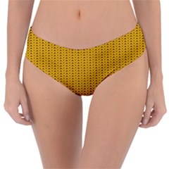 Knitted Pattern Reversible Classic Bikini Bottoms by goljakoff