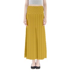 Knitted Pattern Full Length Maxi Skirt by goljakoff