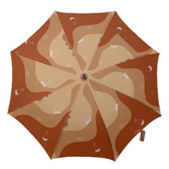 Online Woman Beauty Brown Hook Handle Umbrellas (medium)