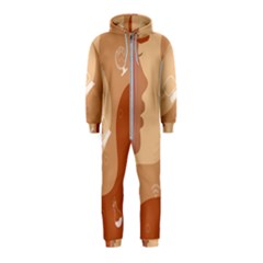 Online Woman Beauty Brown Hooded Jumpsuit (kids)