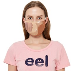 Online Woman Beauty Brown Cloth Face Mask (adult)