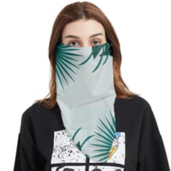 Illustrations Foliage Background Border Face Covering Bandana (triangle)