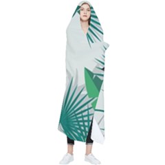 Illustrations Foliage Background Border Wearable Blanket