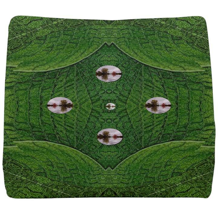 one Island in a safe environment of eternity green Seat Cushion