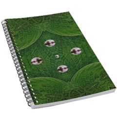 One Island In A Safe Environment Of Eternity Green 5 5  X 8 5  Notebook by pepitasart