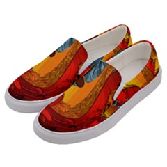 Dragon Metallizer Men s Canvas Slip Ons