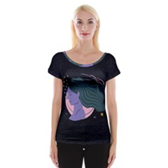 Zodiak Virgo Horoscope Astrology Cap Sleeve Top