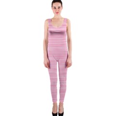 Pink Knitting One Piece Catsuit by goljakoff