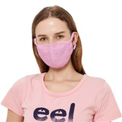 Pink Knitting Crease Cloth Face Mask (adult) by goljakoff