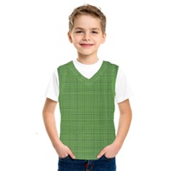 Green Knitting Kids  Basketball Tank Top by goljakoff