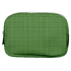 Green Knitting Make Up Pouch (small) by goljakoff