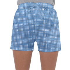 Blue Knitting Sleepwear Shorts by goljakoff