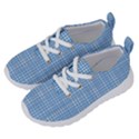 Blue knitting Running Shoes View2