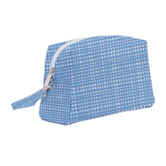 Blue Knitting Wristlet Pouch Bag (medium) by goljakoff