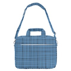 Blue Knitting Pattern Shoulder Laptop Bag