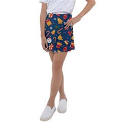Christmas Love 2 Kids  Tennis Skirt by designsbymallika
