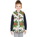 Christmas berries Kids  Hooded Puffer Vest View1