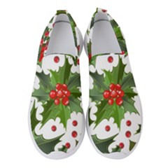 Christmas Berries Women s Slip On Sneakers by goljakoff