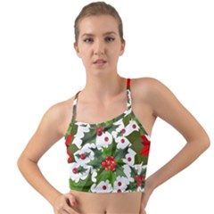 Christmas Berries Mini Tank Bikini Top by goljakoff