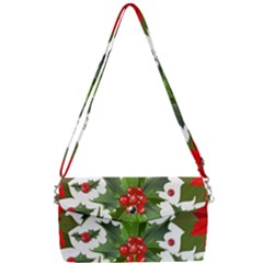 Christmas Berries Removable Strap Clutch Bag by goljakoff