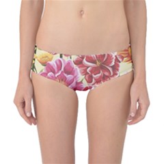 Retro Flowers Classic Bikini Bottoms by goljakoff