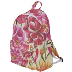 Retro Flowers The Plain Backpack by goljakoff