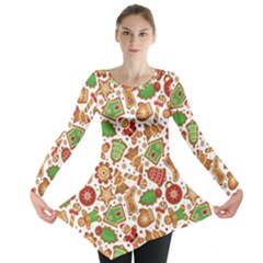Christmas Love 6 Long Sleeve Tunic  by designsbymallika