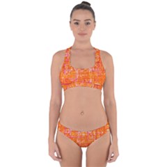 Mosaic Tapestry Cross Back Hipster Bikini Set by essentialimage