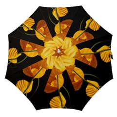 Yellow Poppies Straight Umbrellas by Audy