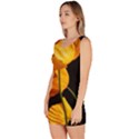 Yellow Poppies Bodycon Dress View2