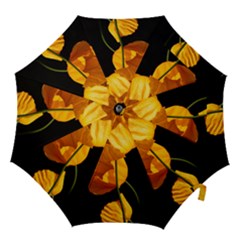 Yellow Poppies Hook Handle Umbrellas (large) by Audy