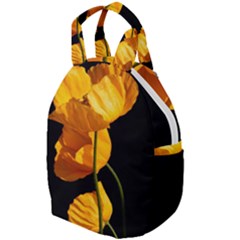 Yellow Poppies Travel Backpacks