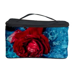 Red Roses In Water Cosmetic Storage by Audy