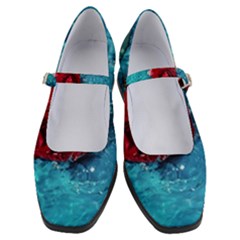 Red Roses In Water Women s Mary Jane Shoes by Audy