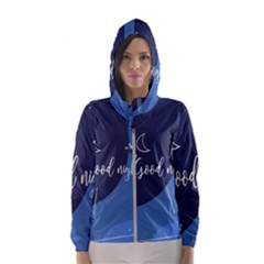 Background Good Night Women s Hooded Windbreaker by Mariart