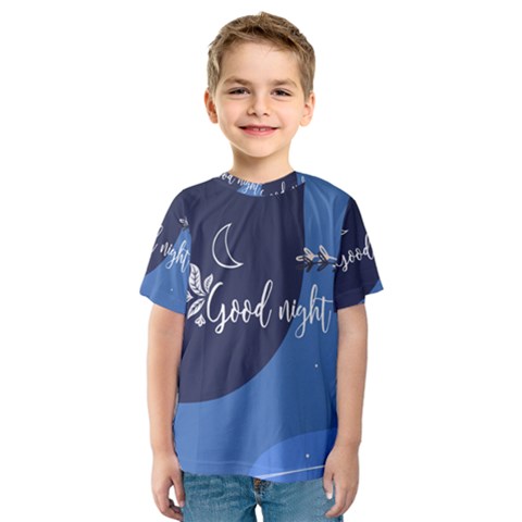 Background Good Night Kids  Sport Mesh Tee by Mariart