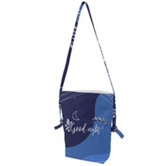 Background Good Night Folding Shoulder Bag