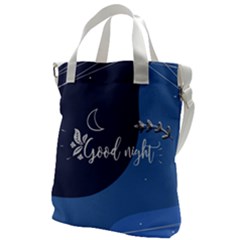 Background Good Night Canvas Messenger Bag by Mariart