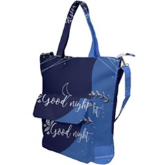 Background Good Night Shoulder Tote Bag